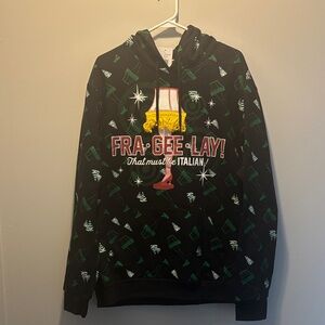 A Christmas story Black and Green Graphic Hoodie